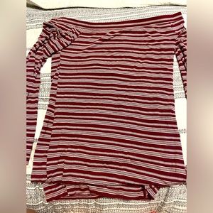 ✨ striped, off the shoulder dress ✨